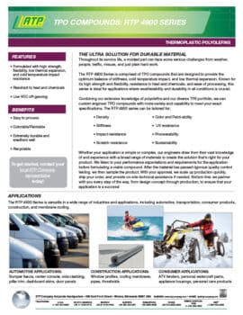 TPO Compounds: RTP 4900 Series Innovation Bulletin